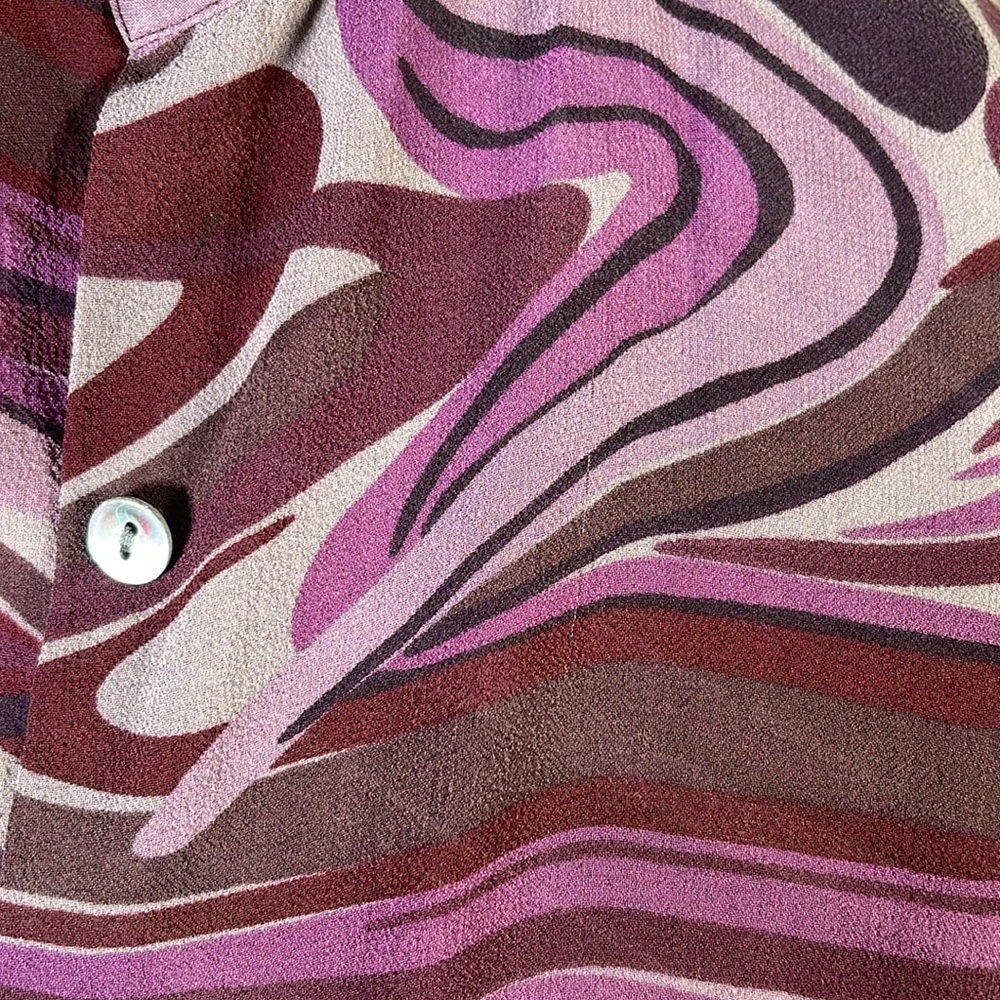 Y2K. Kenneth Cole New York,100%Silk. Women’s Buttons Down Blouse, size: 12. - Picture 12 of 12